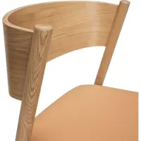 Hubsch Oblique Chaise De Salle À Manger Assis Naturel | 331603