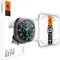 Spigen Protection d'écran EZ FIT Glas.tR avec applicateur pour Samsung Galaxy Watch Ultra (2024/2025) - Transparent