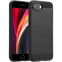 IMoshion Coque Brushed Apple iPhone 17e / 16e - Noir