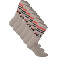 FILA Chaussettes de sport gris / rouge / noir