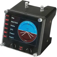 Logitech Panneau d'instruments de vol - Filaire - Saitek by G - Pro Flight instrument panel - Compatible PC - Noir