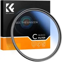 K&F Concept 72MM MC UV Protection Filter Slim Frame with 18 Multi-layer Blue Coatings (C Series) (72 mm, Filtre UV), Filtre photo, Multicolore