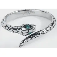 EtNox Bague Gothic de - Schlange - pour Femme - couleur argent - Taille 53