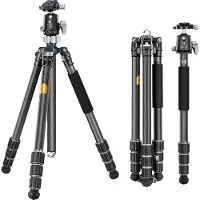 Kf Tripode X284C4+BH-36 (Carbone, Métal), Trépied, Noir, Gris