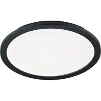 RL LIVE YOUR LIGHT Trio Leuchten - Panneau LED design rond noir 40 cm incl. LED à intensité variable sur 3 niveaux - Lope Dimmer I Dimmable - plastique rond - I (non interchangeable) LED