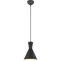 TRIO Lampe suspendue noire Enzo Ø 20cm