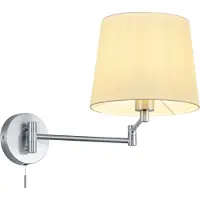 TRIO Applique Lyon nickel mat