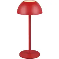 TRIO Lampe de table Ricardo rouge Ø 13.5cm