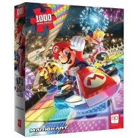Monopoly USAopolopoly- Mario Kart Rainbow Road Puzzle de 1000 pièces, Super, Multicolore (PZ005-734-002200-06)