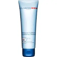 Clarins Men Exfoliant 2en1 Peeling - Émulsion nettoyante et peeling 2en1 - 125ml