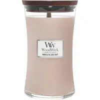 Woodwick Vanilla & Sea Salt bougie parfumée avec mèche en bois 609.5 g