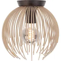 Eglo Plafonnier design Alhabia Ø 23,5 cm brun sable