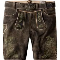 Stockerpoint Pantalon folklorique 'Edgar' marron / olive