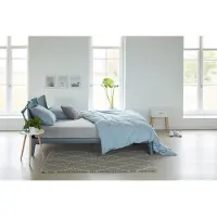Beddinghouse Split Topper Hoeslaken Beddinghouse Licht grijs (Jersey)-200 x 200/220 cm