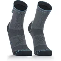 DexShell Running Socks - black/aqua blue