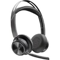 HP Hewlett-Packard Poly Voyager Focus 2 Trådløs Kabling Headset Sort