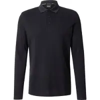 HUGO BOSS Polo à manches longues en piqué de coton