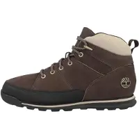 Timberland Bottes Euro Rock Mid - Chaussures de plein air pour homme, en cuir marron TB0A41YH-W07, taille 46 (EU) / 12 (US)