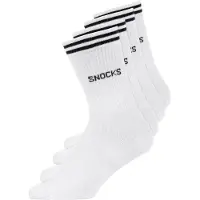 Snocks Chaussettes de sport noir / blanc