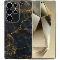 IMoshion Coque Design pour Samsung Galaxy S25 Ultra - Black Marble