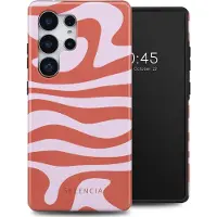 Selencia Coque arrière Vivid pour Samsung Galaxy S25 Ultra - Dream Swirl Pink