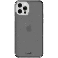 Holdit Coque Pailletée Apple iPhone 12 (Pro) - Noir