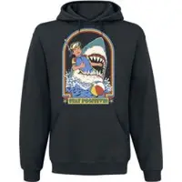 Steven Rhodes Sweat-shirt à capuche Merchandising Fun de - Stay Positive - M - 5XL - pour Homme - noir - Taille 5XL