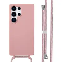 IMoshion Coque en silicone avec cordon Samsung Galaxy S25 Ultra - Sand Pink