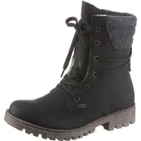 Rieker Bottines à lacets noir