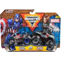 Monster Jam Camion Marvel Captain America : Le Soldat de l'Hiver - Multicolore Enfants - Multicolore - Taille unique