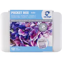 Van Gogh Pocket Box Peinture aquarelle ensemble de 12 Pinks & Violets