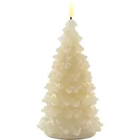 Coen Bakker Anna's Collection - Bougie LED 'Sapin de Noël' - Crème
