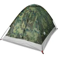 vidaXL Tente de camping dôme 2 personnes motif camouflage étanche à l'eau