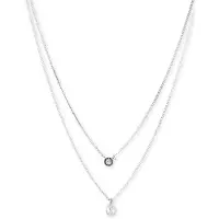 DKNY Chaîne argent / transparent