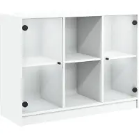 vidaXL Sideboard blanc 102x37x75,5 cm Bois composite