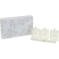 J-Line Boîte avec 3 huiles de parfum et bâtonnets White Gardens