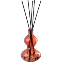 J-Line Diffuseur de Parfum en Verre "Li-Ly" 1L Incense Rouge