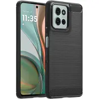 IMoshion Coque Brushed pour Motorola Moto G75 5G - Noir
