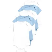 Next Barboteuse / body bleu clair / blanc