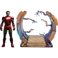 Hot toys Figurine Mms688d53 - Marvel Comics - The Avengers - Iron Man Mark Vi & Suit-Up Gantry