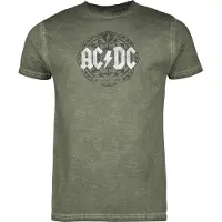 AC/DC T-Shirt Manches courtes de - Black Ice - S - 4XL - pour Homme - vert - Taille 4XL