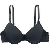 Grey Velvet Brassière de - Soutien-Gorge T-Shirt - S - XXL - pour Femme - noir - Taille L