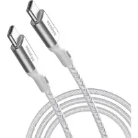 Innostyle Powerflex Usb-C Fast Charging Cable For Iphone Samsung 3A 60W Polyamide 2M Silver