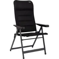 Crespo Chaise de plage M - AP-237 - Air-Deluxe - Noir - Modèle 2025