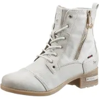 Mustang Veterschoenen Hoog Veterschoenen Hoog - Gebroken wit - Maat 37