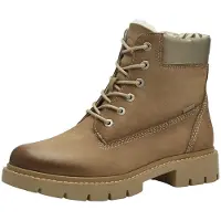 Tamaris Bottines à lacets camel / or