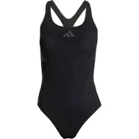 Adidas Maillot de bain sport 'Lanelux' gris / noir