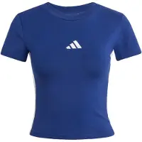 Adidas T-shirt fonctionnel 'Essentials' gentiane / blanc