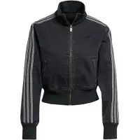 Adidas Veste de survêtement 'Adicolor' gris / noir denim