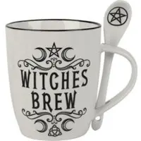 Alchemy England Mug Gothic de - Witches Brew - pour Indifférent - blanc/noir - Taille Standard